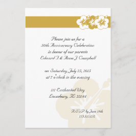 Invitaciones a Luau para el 50 aniversario