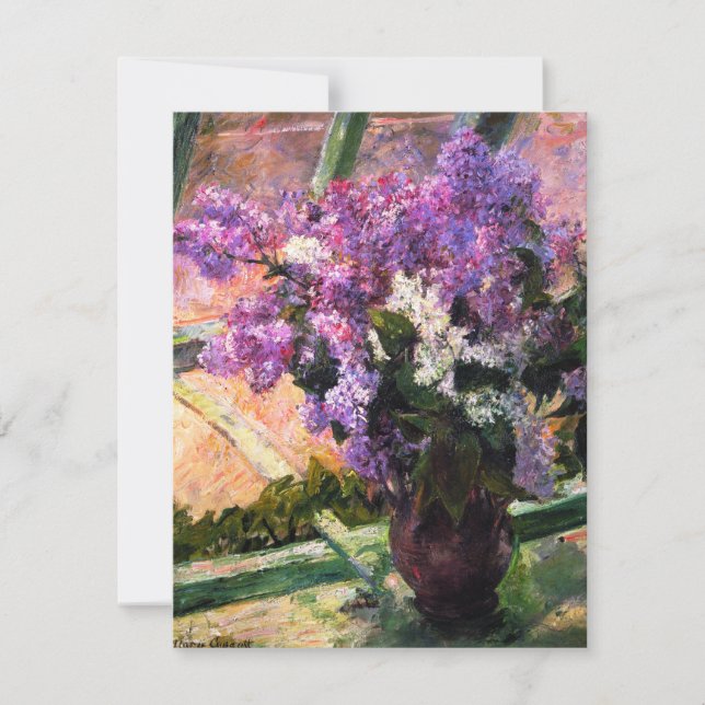 Invitaciones a Mary Cassatt Lilacs (Anverso)