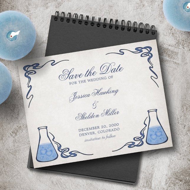 Invitaciones a matrimonio de profesores de ciencia (Subido por el creador)