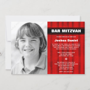 Invitaciones a Mitzvah del bar fotográfico de fran