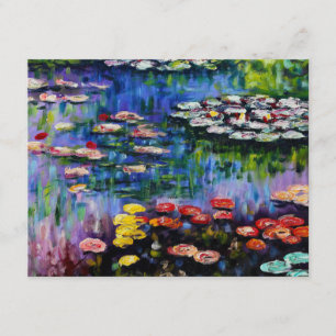 Invitaciones a Monet Purple Water Lilies