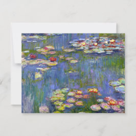 Invitaciones a Monet Water Lilies 1916