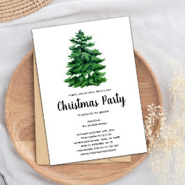 Invitaciones a Navidades de árbol