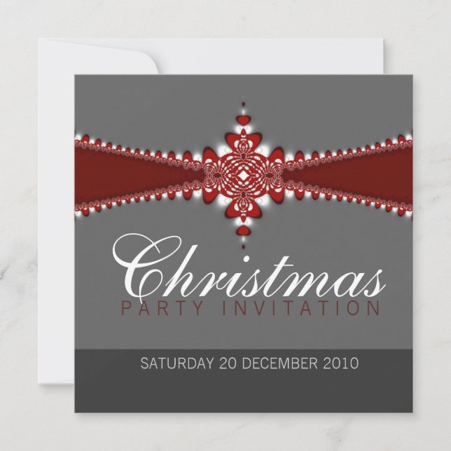 Invitaciones a Navidades de estilo de Office de em (Anverso)