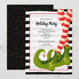 Invitaciones a Navidades de feriado de las Piernas