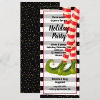 Invitaciones a Navidades de feriado de las Piernas