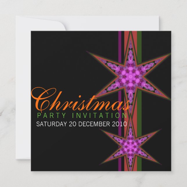 Invitaciones a Navidades de Office Star (Anverso)