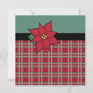 Invitaciones a Navidades de Poinsettia