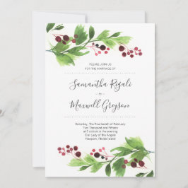 Invitaciones a Navidades elegantes