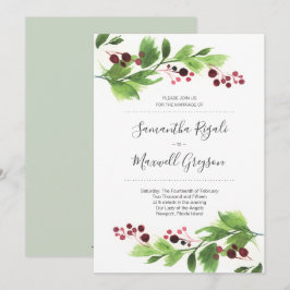 Invitaciones a Navidades elegantes