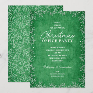 Invitaciones a Navidades verdes de la moda White B