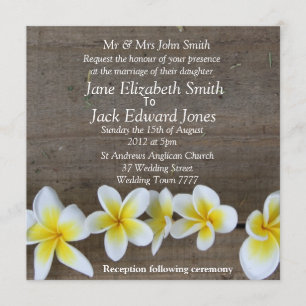 Invitaciones a Personalizados de boda en la playa 