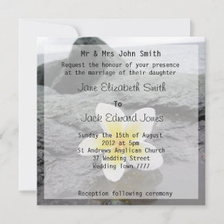 Invitaciones a Personalizados de boda en la playa