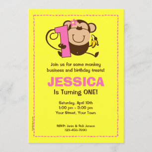 Invitaciones a Personalizados de Chica de primer c