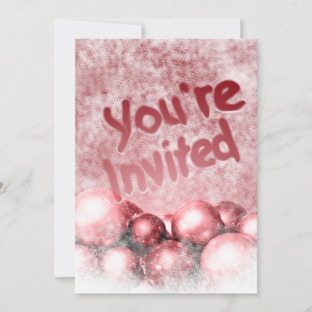 Invitaciones a Personalizados Fiestas Navidades de (Anverso)