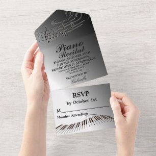 Invitaciones a Piano Recital