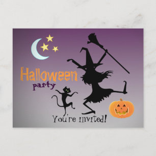 Invitaciones a postales de la fiesta de Halloween