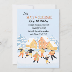 Invitaciones a raya de hielo
