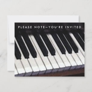Invitaciones a Recital de Piano