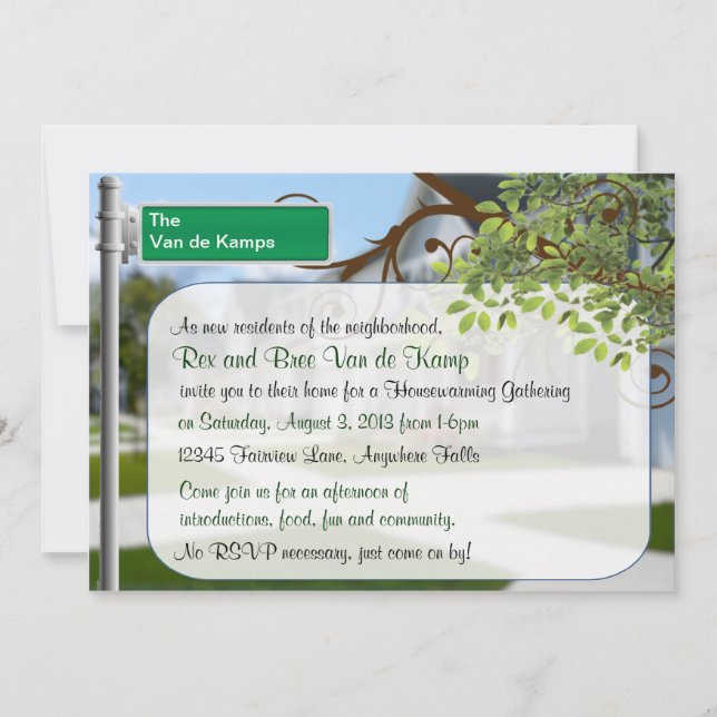 Invitaciones a reunión de Personalizado para el ca (Anverso)