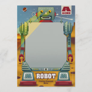 Invitaciones a Robot Party