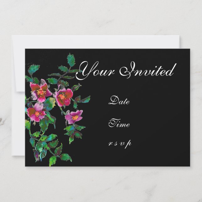 Invitaciones a Rosas de época (Anverso)