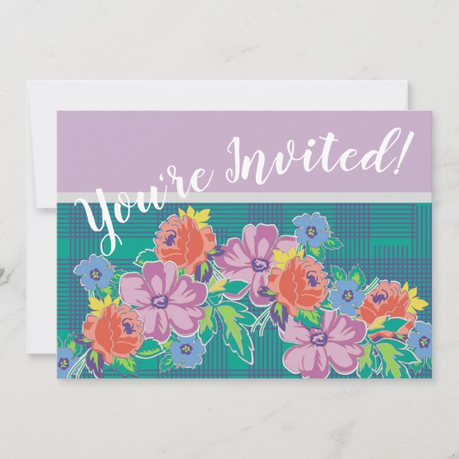Invitaciones a Rosas de época (Anverso)