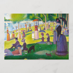 Invitaciones a Seurat La Grande Jatte