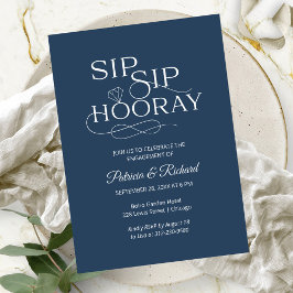 Invitaciones a Sip Sip Hooray Engagement Party