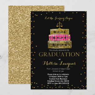 Invitaciones a un partido de graduación legal