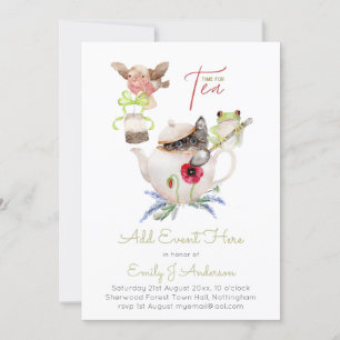 Invitaciones a un Tea Party para CUALQUIER PRESUPU