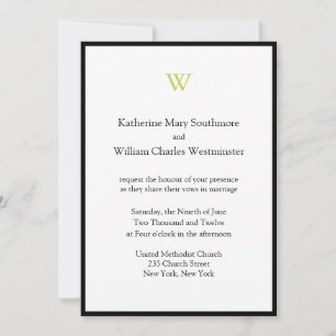 Invitaciones a una boda monográfica asequible