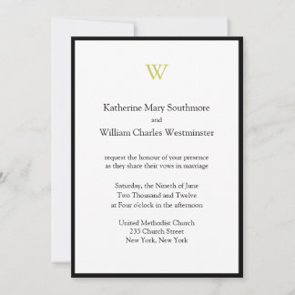 Invitaciones a una boda monográfica asequible