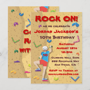 Invitaciones a una fiesta de escalada de rock