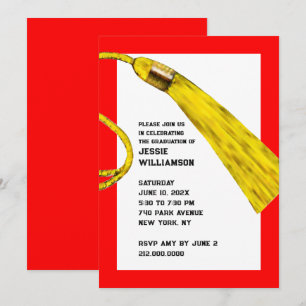 Invitaciones a una fiesta de graduación creativa