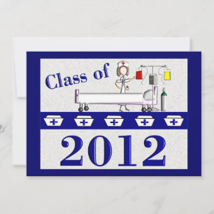 Invitaciones a una fiesta de graduación de enferme