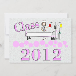 Invitaciones a una fiesta de graduación de enferme