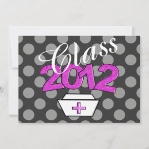 Invitaciones a una fiesta de graduación de enferme