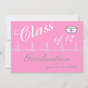 Invitaciones a una fiesta de graduación de enferme