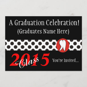 Invitaciones a una fiesta de graduación de higieni