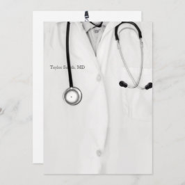 Invitaciones a una fiesta de graduación de médicas