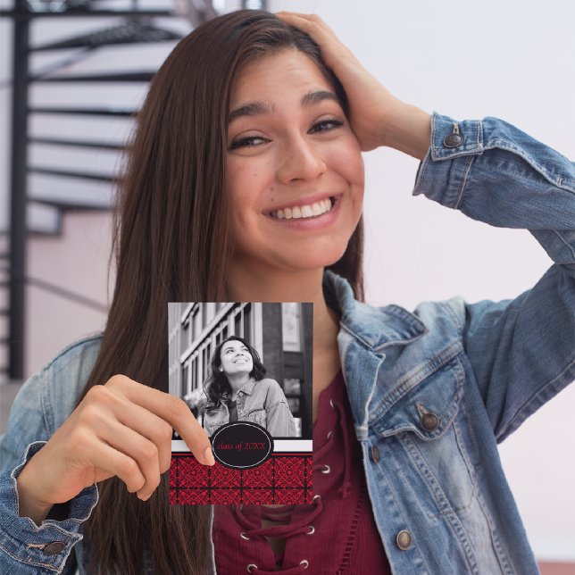 Invitaciones a una fiesta de graduación [rojo] (Subido por el creador)