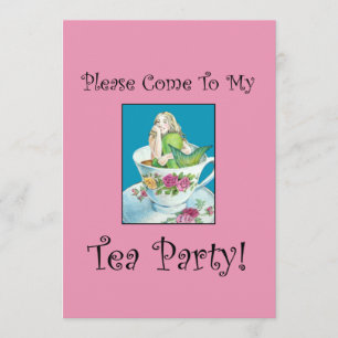 Invitaciones a una fiesta de té de sirvienta