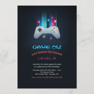 Invitaciones a videojuegos