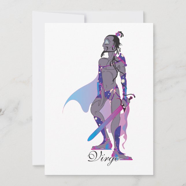 Invitaciones a Virgo Starlight (Varón) (Anverso)