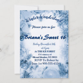Invitaciones a Winter Wonderland