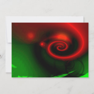 Invitaciones abstractas de arte - Ondas abstractas