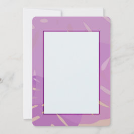 Invitaciones abstractas de Monstera