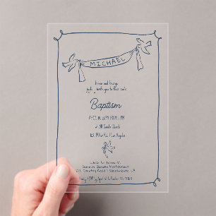 INVITACIONES ACRÍLICAS
