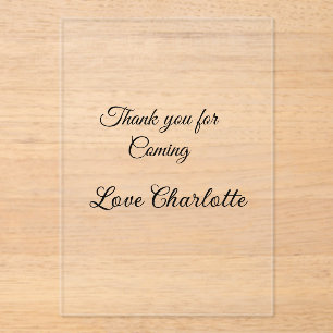 INVITACIONES ACRÍLICAS